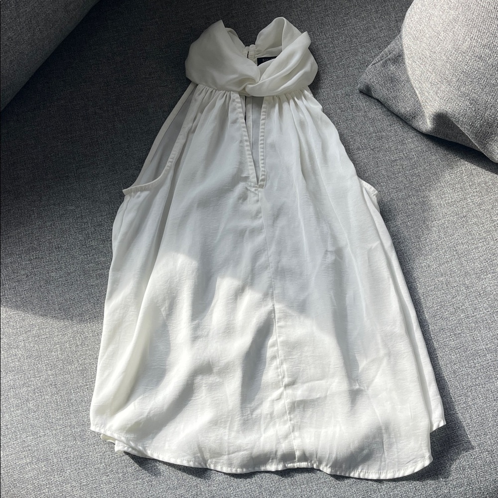 Banana Republic White Halter Blouse